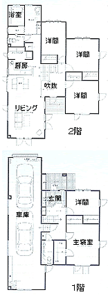 施工例間取り図